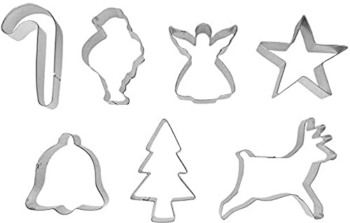 Ibili 723800 - Set 7 cortapastas estañados Navidad (7..11 cm)