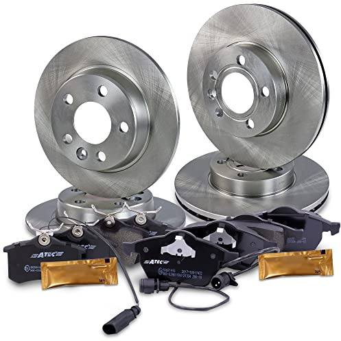 BESTPRICE Bremsenset inkl. Bremsscheiben vorne Ø 288 mm + hinten Ø 268 mm + Bremsbeläge vorne und hinten, Kompatibel mit FORD GALAXY I (WGR), SEAT ALHAMBRA (7V8, 7V9), VW SHARAN (7M8, 7M9, 7M6)