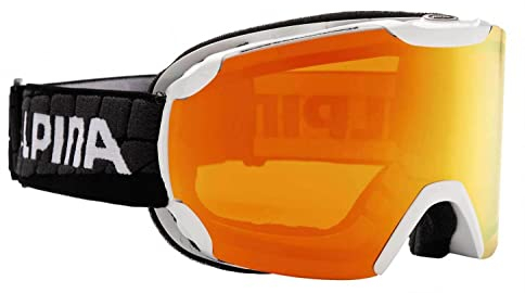 ALPINA Skibrille weiß Einheitsgröße