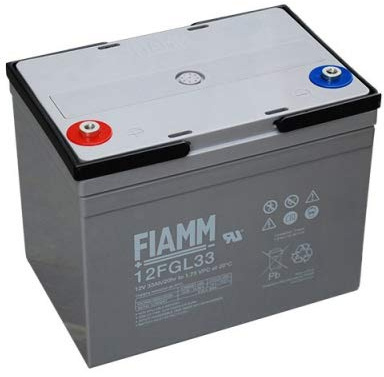 Fiamm 12FGL33 Accumulatore da 12V, Nero