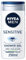 NIVEA MEN Sensitive Shower Gel Pack of 6 (6 x 250 ml), Alcohol-Free Sensitive Skin Shower Gel, Gentle Shower Gel Men with Bamboo Extract, Body Wash for Men with Irritated and Sensitive Skin