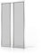 Store moustiquaire enroulante Double Porte Luxe ALU - Blanc - L2400 x H2300mm (L2400x H2300 mm, Blanc)