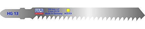 WILPU Stichsägeblatt HG 13 mit Einnockenschaft- / T-Schaft-Aufnahme, 100 Stück