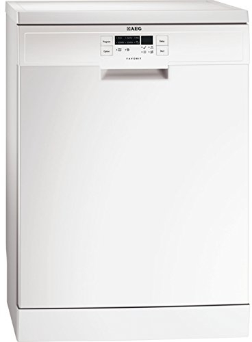 AEG F55500W0 Independiente 12cubiertos A+ lavavajilla - Lavavajillas (Independiente, Blanco, Blanco, Botones, LCD, 12 cubiertos)