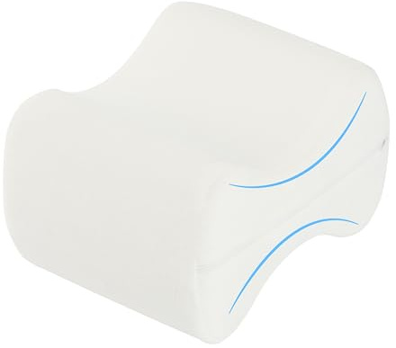 bonmedico Almohada para Dormir de Lado – Cojín Piernas Dormir y Rodillas – Ergonomica, Ortopédica y Antidolores – Almohada Entre Piernas para Cama, Sofá y Sillón Beige
