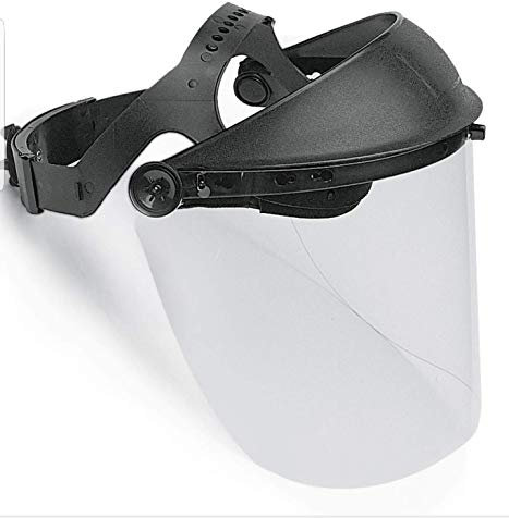 Emak Visiera Protettiva superprofessionale in policarbonato con prifilo Nero