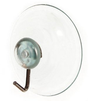 Saug Sucker Fenster Haken Klar Drahthaken 45Mm ( Packung mit 100)