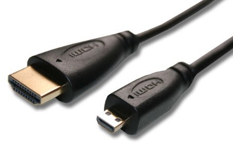 vhbw Cable HDMI, micro HDMI a HDMI 1.4 para tabletas, smartphones, cámaras - 5 m