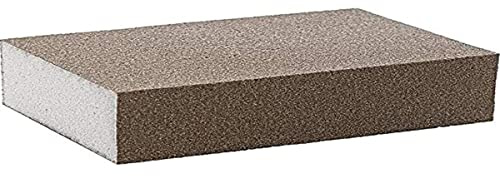 3M 68027 slipsvamp, belagt med fyra sidor, hård, 68 mm x 100 mm x 26 mm, medium (100-pack)