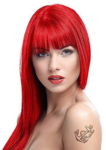Tintura Per Capelli Semi-Permanente 100ml Crazy Color (Rosso Fuoco)