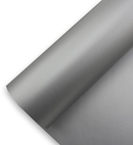 Könighaus (7,52€/m2) Silber Matt Autofolie 700 x 152 cm blasenfrei mit Anleitung