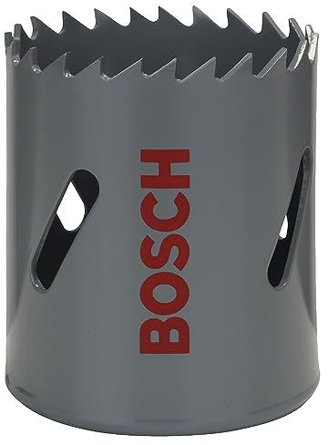 Bosch Accessories Bosch Professional 1x Lochsäge HSS Bimetall für Standardadapter (für Metall, Aluminium, rostfreiem Edelstahl, Kunststoffen und Holz, Ø 44 mm, Zubehör Bohrmaschine)