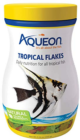 Aqueon Tropical Fish Food Flakes, 7.12 Ounces