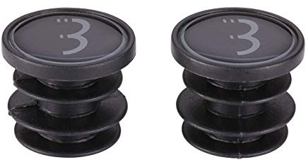 BBB Unisex Erwachsene Lenkerendkappen Road Bht-92s Bar End endkappen, Carbon, Einheitsgröße EU