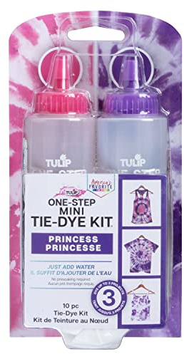 Tulip One-Step Tie Dye Kit, Mini, Princess, 2-Pack (32553)
