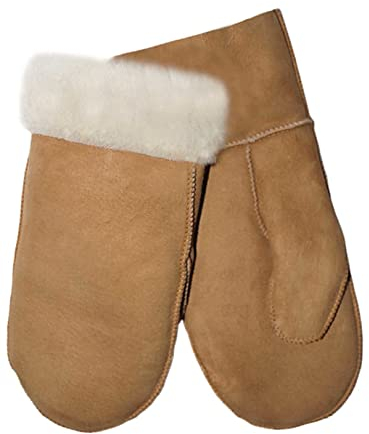 Lekra Lammfell Fausthandschuh Cognac - Größe 11