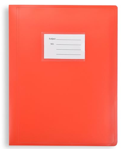 Arpan A4 104 fickor 208/sidor visa bok presentation mapp flexibel täckportfölj – röd
