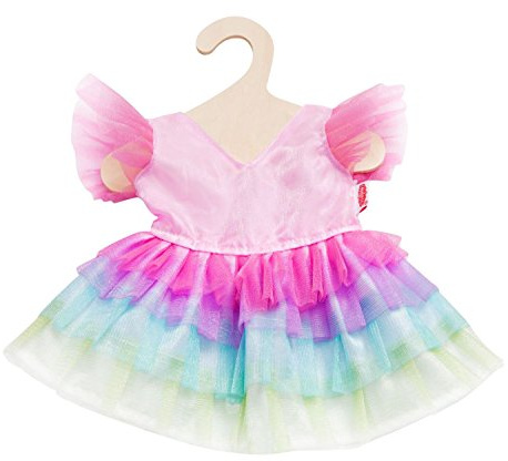 Heless 1520 Traumhaftes Kleid Regenbogenfee, Größe 28-35 cm