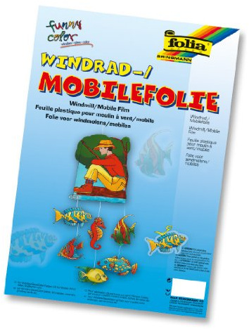 Fensterfolie - Mobile, 0,2 mm, 5 Stück, 50 x 70 cm