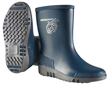 Dunlop Acifort Mini, Bottes en Caoutchouc de Hauteur Moyenne, Non doublées Mixte Enfant - Bleu - Blau (Blau(Blauw) 04), 30 EU
