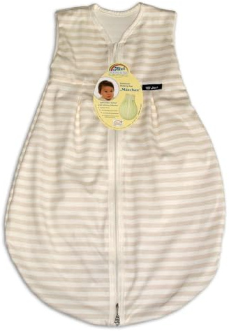 Alvi Mäxchen light Sommer Schlafsack Blockstreifen beige