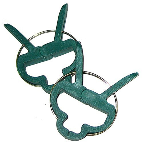 Timtina 100 oder 200 gefederte Pflanzenclips Tomatenclips Orchideenclips (100)
