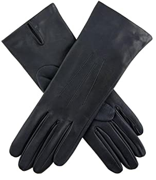 Dents Damen 7-1049 Handschuhe, Blau (Navy), (Herstellergröße:7.5)