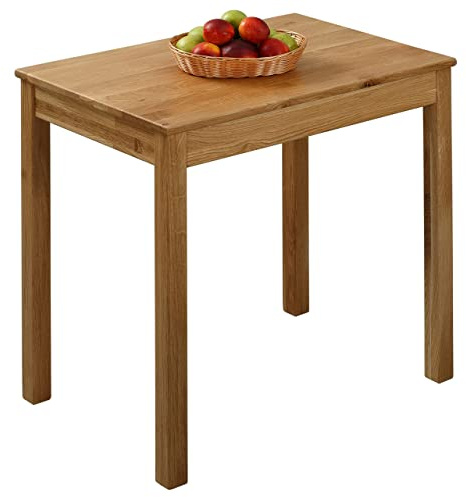 Krok Wood Esstisch Tomas aus Massivholz (Eiche, 70 x 50 x 75 cm)