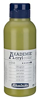 Schmincke AKADEMIE Acryl color Olivgrün 250 ml, 23 558 027