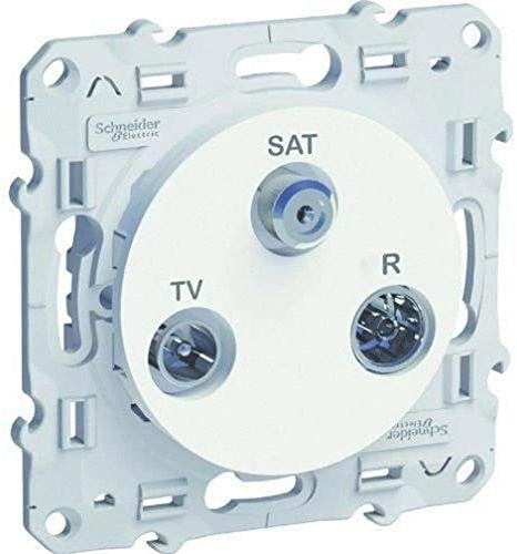 Schneider Electric S520461 PRISE ODACE TV/SAT/FM BLANC