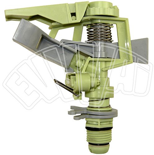 Aspersor de sector de 1/2 pulgadas macho de plástico para riego de jardín y huerto