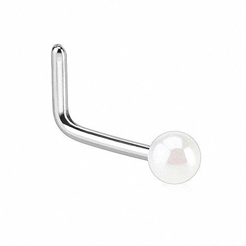 Piercingfaktor Piercing Stab Stecker Barbell Nase Tragus Helix Ohr Lippe Intim mit Perlen Kugeln