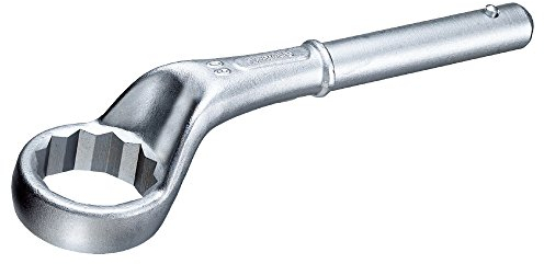 Stahlwille 42020030 Heavy-duty Ring Spanner, Forged from Chrome Alloy Steel, Chrome-Plated Finish for Hardness & Corrosion Resistance, Provides High Torque & Increased Leverage, Size 30 mm, L.200 mm