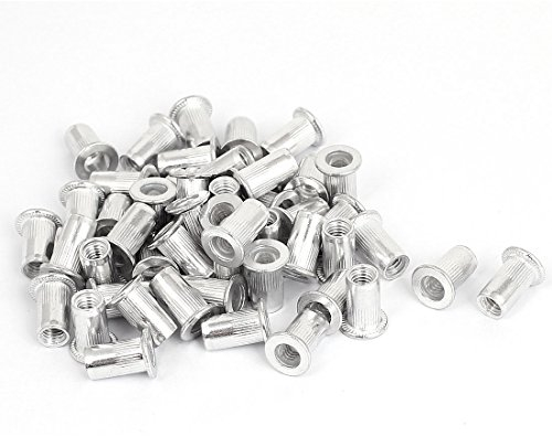 sourcing map Blindnietmutter mit Senkkopf M5 x 13 mm Aluminium 50 Stück de