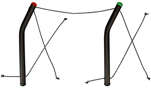 Wolkenstürmer® Vierleiner Kite Handgriffe/Quad Handles / 4-Line Kite Handles mit Verbindungstampen für Vierleiner Lenkmatten - Lenkmatten Zubehör