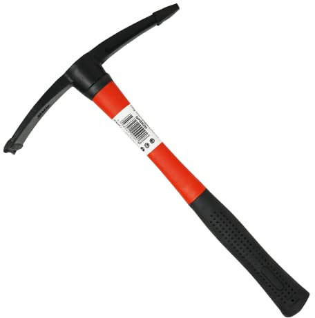 Dapetz ® Mini mattock of 500 grams, fiberglass handle shaft that can be used as a garden farm tool and the head is of steel also has rubber shaft for extra grip