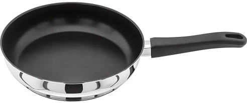 Judge Vista Stainless Steel Non-Stick Medium Skillet Frying Pan 24cm, Induction Ready, Oven Safe