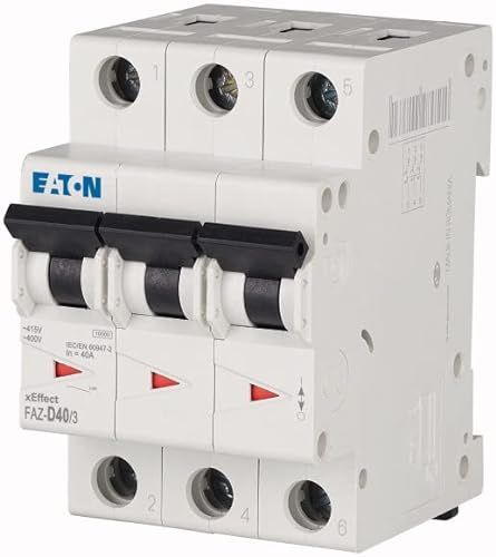 Eaton 278900 Leitungsschutzschalter, 40A, 3P, D-Char