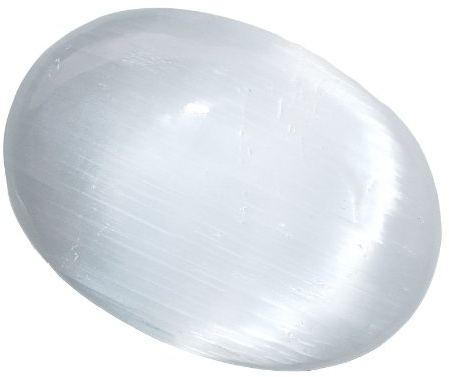 Selenit Handschmeichler XXL flacher Scheibenstein SUPER Qualität ca. 50 x 60 x 20 mm.(2516)