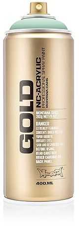 Montana Cans 285134 Spray Dose Gold, Gld400, 6120, 400 ml, Malachite Light