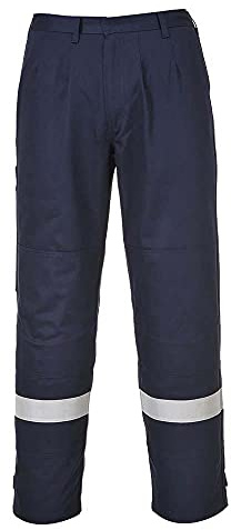 Portwest Pantalon Bizflame Plus, Couleur: Marine, Taille: M, FR26NARM