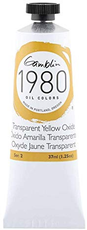 Gamblin 1980 - Oelfarbe - Transparent Oxid Gelb - 37 ml
