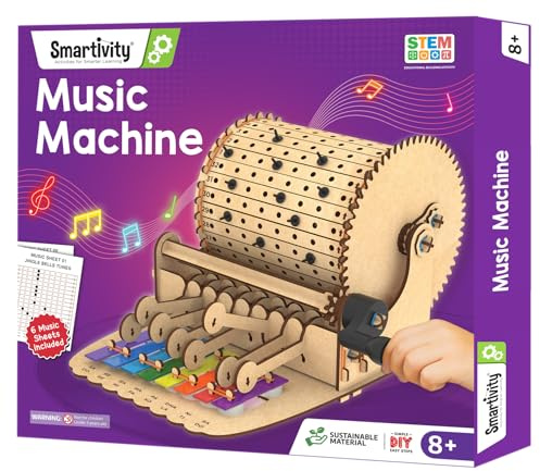 Smartivity DIY Music Machine for Kids 8-14 Years Old I Birthday Gifts for Boys & Girls | Build Your Own Programmable Music Box I STEM/Science Engineering Toy for 8,9,10,11,12,13,14 Years