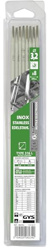 GYS - 8 Stainless Steel Electrodes - 316L - Ø3.2 (blister)