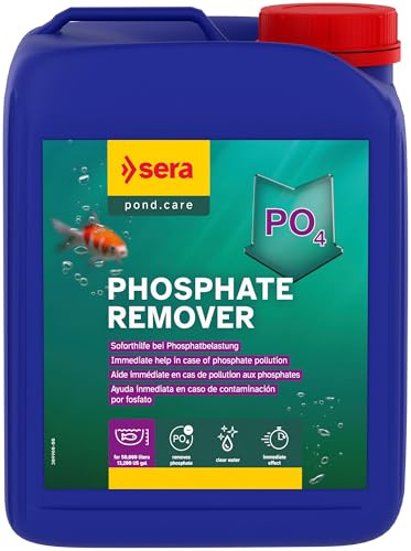 Pond Phosphate Remover 5 L | soforthilfe bei phosphatbelastung 5.000 ml | bindet phosphat | reduziert überschüssige nährstoffe | für klares Wasser