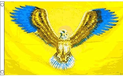 AZ FLAG - Drapeau Aiglé doré - 150x90 cm - Drapeau Avec Aigle 100% Polyester Avec Oeillets Métalliques Intégrés - Pavillon 110 g