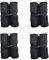Outsunny Lot 4 Sacs de lestage de Fixation pour tonnelle Parasol pavillon, Poids de lestage de pavillon, Volume Max. 15 kg, Noir