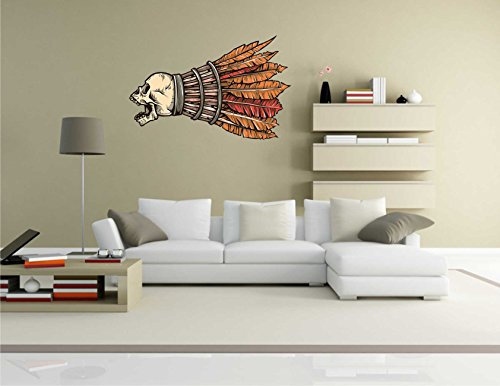 Indigos Wandtattoo, Bunt