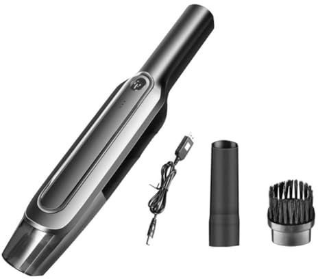 Wzxksoac ActualizacióN de Aspiradora PortáTil de Alta Potencia para el Hogar y el AutomóVil, Aspiradora de Doble PropóSito, Potente SuccióN, Cable USB, MáQuina de Limpieza Recargable