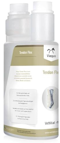 VetVital Viequo Tendon-Flex | 1000 ml | Complemento alimenticio líquido para caballos | Contiene vitaminas, minerales y oligoelementos | Puede ayudar a la producción de colágeno